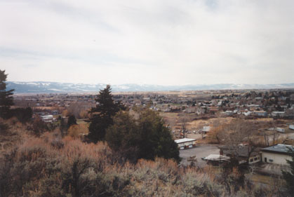 The view facing west from near the Wortman Spur Trail