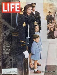 Life Magaizne cover of the Kennedy family mourning